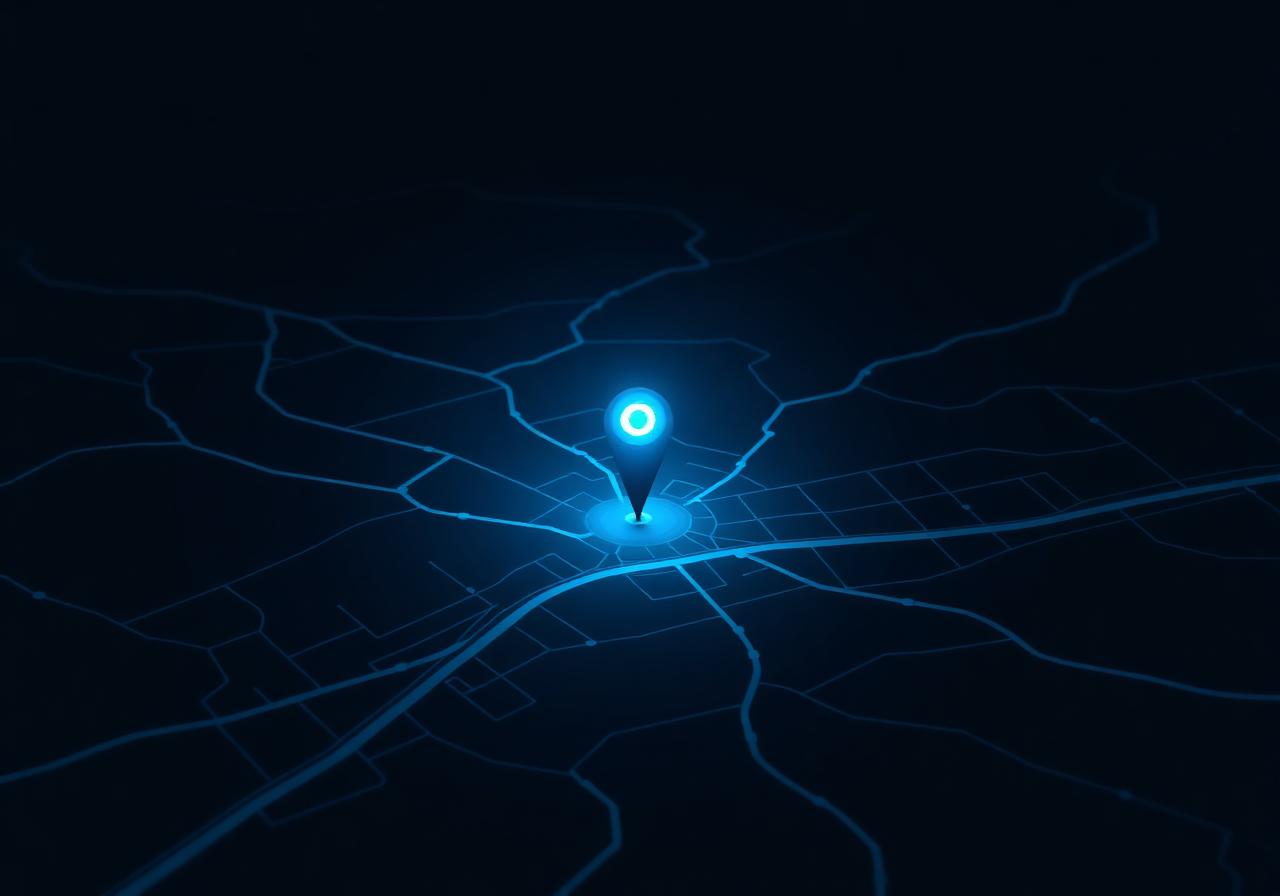 Map showing Kinetic Analytics headquarters location